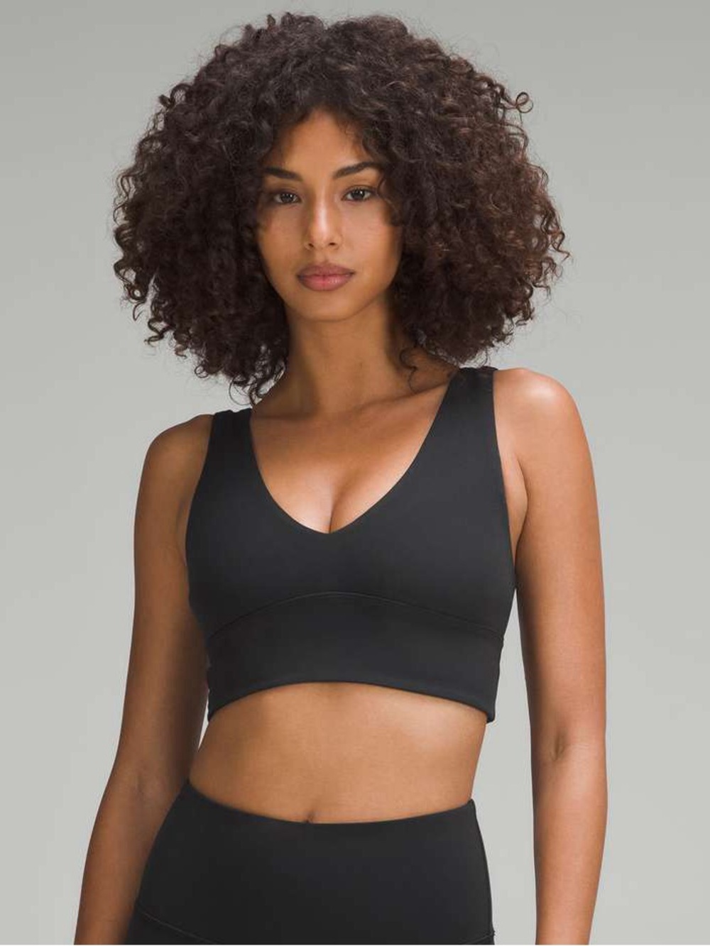Lululemon Align V-Neck Bra *Light Support, C/D Cup in Black